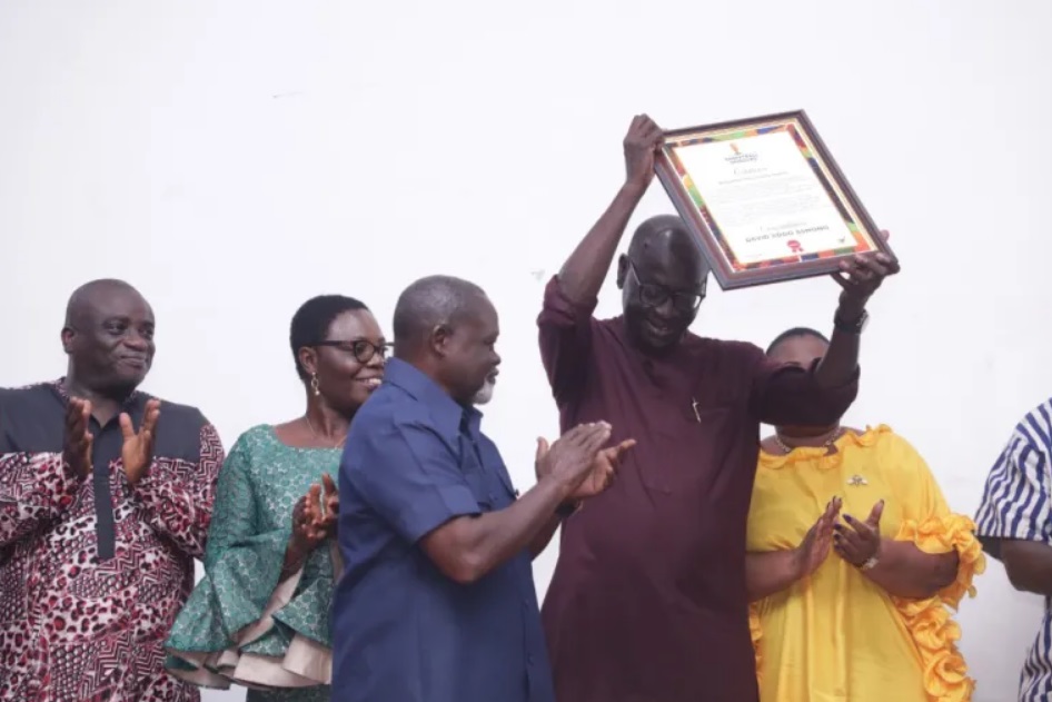 David Addo Ashong (middle) at the 2020 UPAC Launch.
